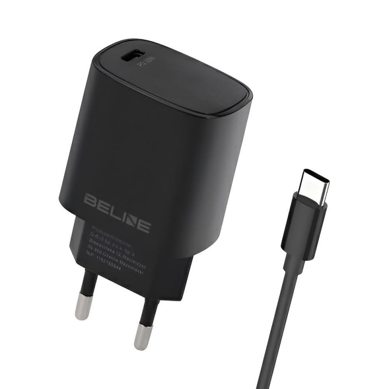 Ładowarka sieciowa Beline 20W 1xUSB-C PD 3.0+kabel USB-C - c… | PartsPC.pl