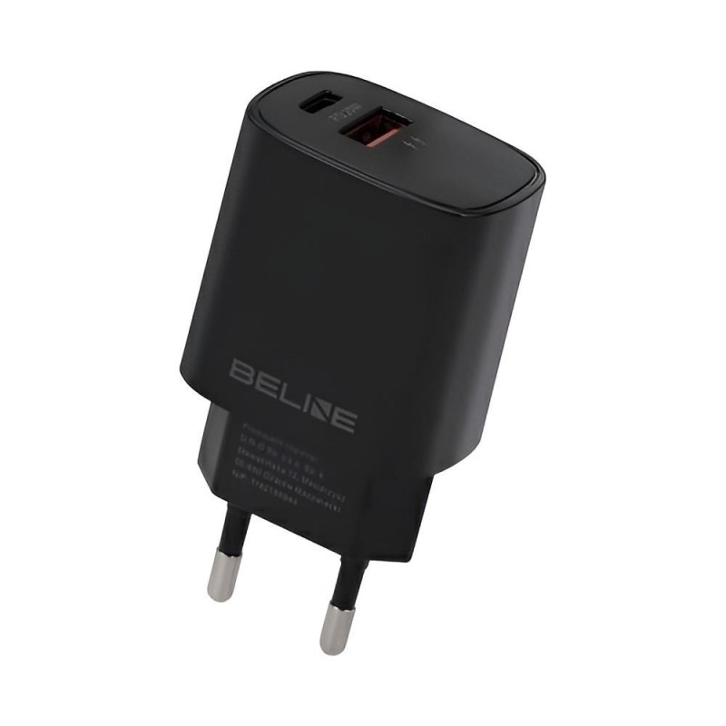 Ładowarka sieciowa Beline 20W 1xUSB-C + 1xUSB PD 3.0 QC 3.0 … | PartsPC.pl