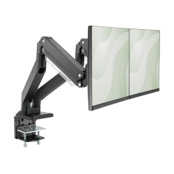 Ramię biurkowe podwójne z zaciskiem DIGITUS 2xLCD z sprężyną… | PartsPC.pl