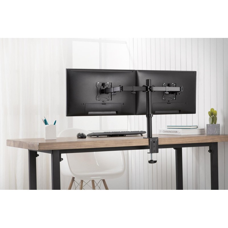 Uchwyt biurkowy podwójny (zacisk) DIGITUS 2xLCD max. 32"max.… | PartsPC.pl