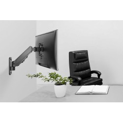 Uchwyt ścienny pojedynczy DIGITUS 1xLCD max 32" i 8kg z sprę… | PartsPC.pl