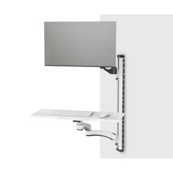 Ramię naścienne pojedyncze DIGITUS 1xLCD + klawiatura, max. … | PartsPC.pl