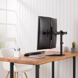 Stojak biurkowy podwójny DIGITUS 2xLCD max. 32"max. 2x 8kg u… | PartsPC.pl