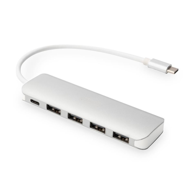 Hub USB DIGITUS 4-portowy USB 3.0 SuperSpeed z Typ C PD 3.0 … | PartsPC.pl