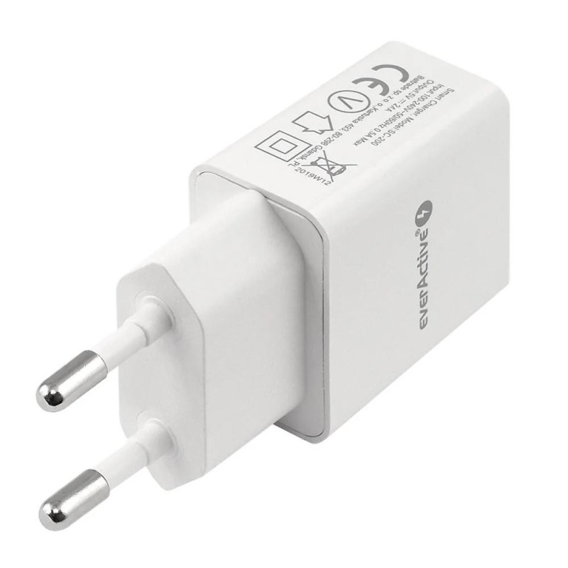 Ładowarka sieciowa everActive SC-200 1xUSB 2,4A