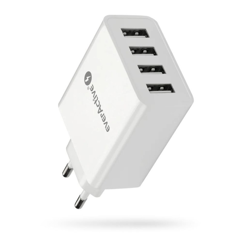 Ładowarka sieciowa everActive SC-400 4xUSB 5A | PartsPC.pl