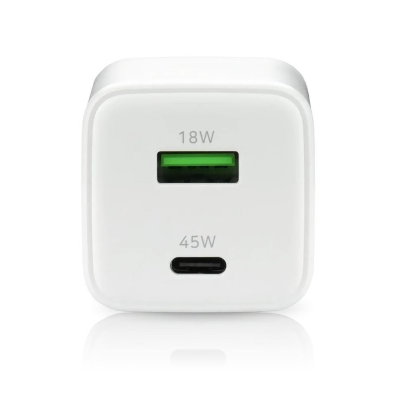 Ładowarka sieciowa everActive GaN SC-450Q 1x USB, 1x USB-C P… | PartsPC.pl