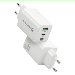 Ładowarka sieciowa everActive GaN SC-655Q 1x USB, 2x USB-C P… | PartsPC.pl