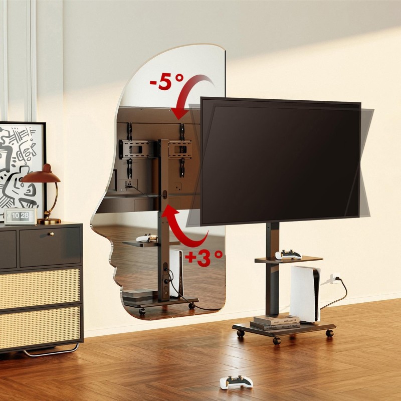 Stand / wózek dla TV Ergo-Office ER-304 B, max. obciążenie 5… | PartsPC.pl