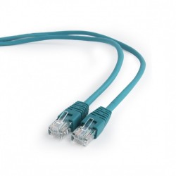 Gembird Patch cord kat.5e osłonka zalewana 0.5M zielony | PartsPC.pl