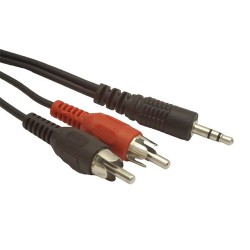 Gembird Kabel MINIJACK/2XRCA (CHINCH)M/M 2.5M | PartsPC.pl