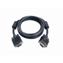 Gembird Przedłużacz 15F/15M VGA EKRAN+FERRYT 1.8M czarny | PartsPC.pl