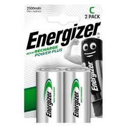 Akumulatorek Energizer R14 C Ni-MH 2500mAh - 2 sztuki