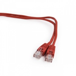 Gembird Patch cord kat.5e osłonka zalewana 0.25M czerwony | PartsPC.pl