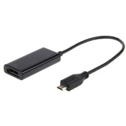 Gembird Adapter MHL(M)- HDMI(F)+USB Micro(BF)(5 PIN) 16cm | PartsPC.pl