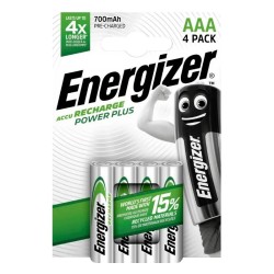 Akumulatorki Energizer R03/AAA Ni-MH 700mAh Power Plus - 4 s… | PartsPC.pl