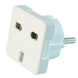 Gembird Adapter zasilania ANG/PL (Wtyk PL/Gniazdo ANG) | PartsPC.pl