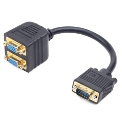 Gembird Adapter VGA(M)- 2xVGA(F) 20cm | PartsPC.pl