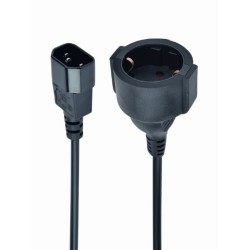 Gembird Adapter zasilania IEC320 C14- SCHUKO(F) 15 cm | PartsPC.pl