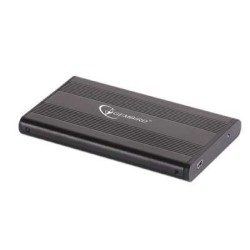Gembird Obudowa HDD 2.5'' SATA Aluminium Black | PartsPC.pl