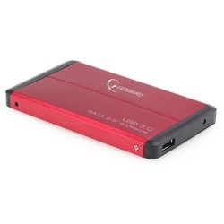 Gembird Kieszeń zewnętrzna HDD 2.5'' Sata USB 3.0 Red | PartsPC.pl