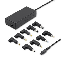 Zasilacz sieciowy Qoltec uniwersalny 65W | 9 wtyczek | +kabe… | PartsPC.pl