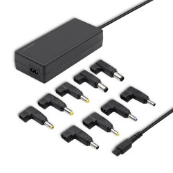 Qoltec Zasilacz uniwersalny automatyczny 90W | 8 wtyczek | PartsPC.pl