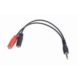 Gembird Adapter Jack Mini 4-Pin(M)- 2x Jack Mini(F) 20cm | PartsPC.pl