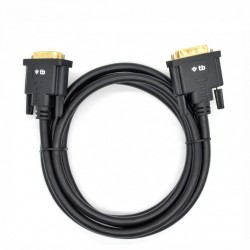TB Kabel DVI M-M 24+1 1.8 m. czarny, pozłacany | PartsPC.pl
