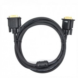 TB Kabel VGA 15M-15M 1.8 m., czarny pozłacany | PartsPC.pl