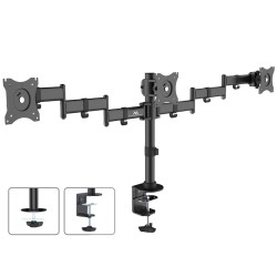 Uchwyt biurkowy na 3 monitory Maclean MC-691 13-27"... | PartsPC.pl