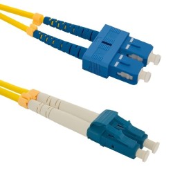 Qoltec Patchcord światłowodowy SC/UPC-LC/UPC | SM | 9/125 | … | PartsPC.pl