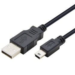 TB Kabel USB - Mini USB 3m. czarny | PartsPC.pl