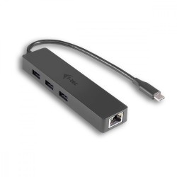 i-tec USB-C Slim 3-port HUB z adapterem Gigabit Ethernet | PartsPC.pl