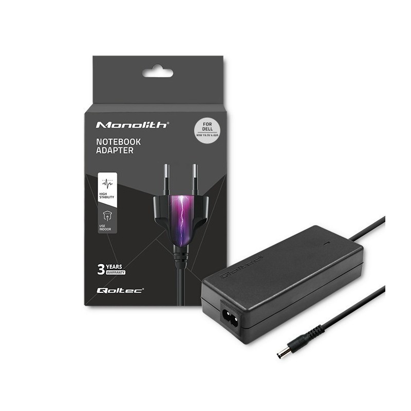 Zasilacz sieciowy Qoltec do Dell 90W 19,5V 4,62A 4,5*3,0+pin… | PartsPC.pl