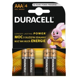 Duracell Basic AAA/LR03 4szt kartonik | PartsPC.pl