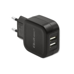 Qoltec Ładowarka sieciowa 17W | 5V | 3.4A | 2xUSB | PartsPC.pl