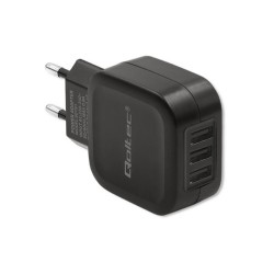 Ładowarka sieciowa Qoltec 17W 5V 3,4A 3xUSB