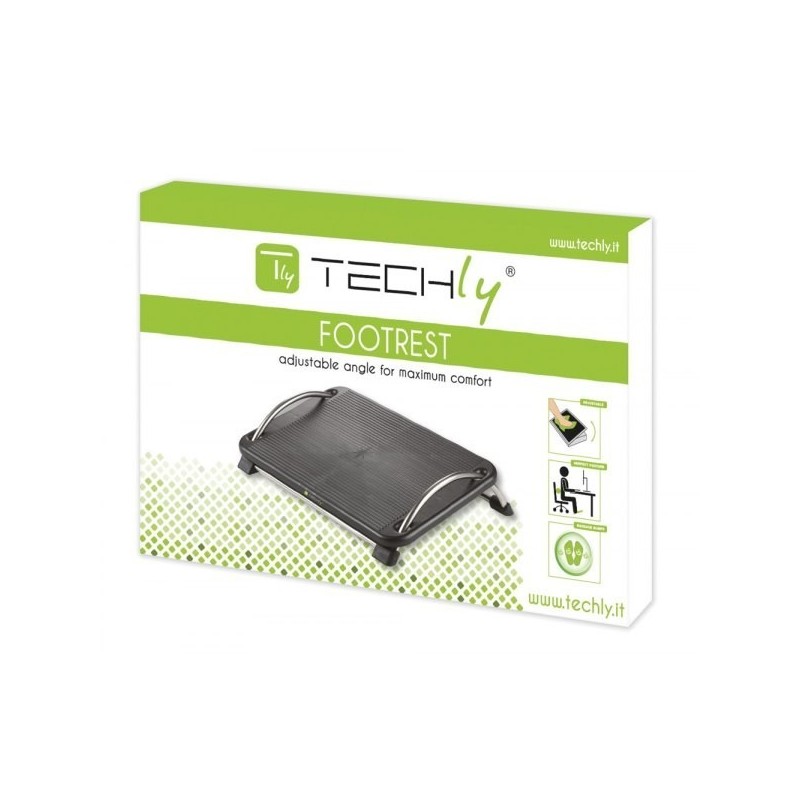 Podnóżek ergonomiczny Techly z regulacją kąta pochylenia | PartsPC.pl