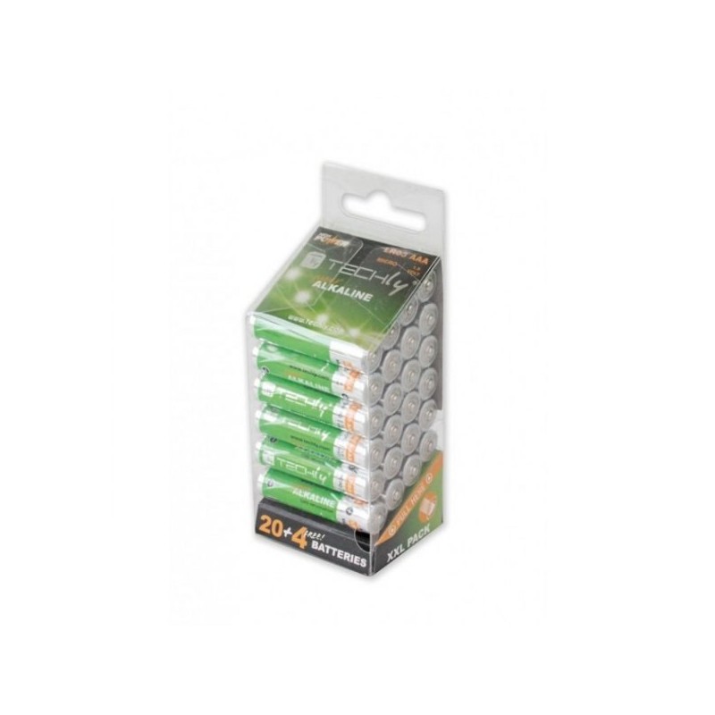 Baterie alkaliczne Techly 1,5V AAA LR03 24szt.