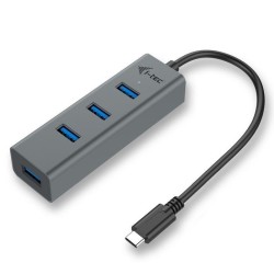 i-tec USB-C Metal 4-portowy HUB USB 3.0 4x USB 3.0 | PartsPC.pl