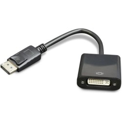 Gembird Adapter Displayport (M) - DVI (F) 29pin czarny | PartsPC.pl
