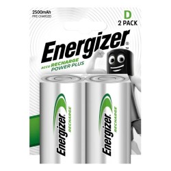 Akumulatorki Energizer R20 D Ni-MH 2500mAh - 2 sztuki | PartsPC.pl