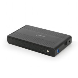 Gembird Obudowa zewnętrzna 3.5 USB 3.0 Czarna | PartsPC.pl