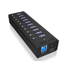 IcyBox IB-AC6110 Aktywny 10-portowy Hub | PartsPC.pl