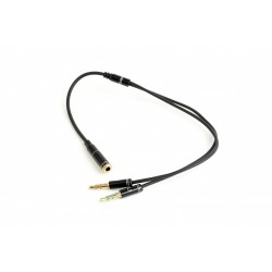 Gembird Adapter audio stereo 2x3.5mm minijack, 4PIN, 0.2m | PartsPC.pl