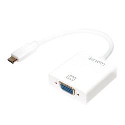 LogiLink Adapter USB-C 3.1 do VGA 1080p,Mac OSX, Chrome OS | PartsPC.pl