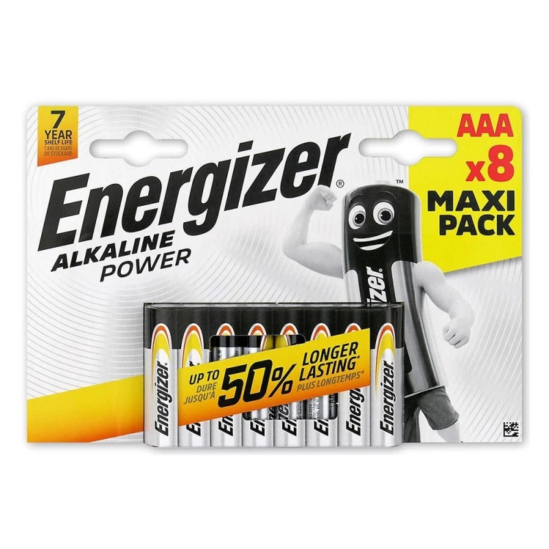 Bateria alkaliczna Energizer Alkaline Power AAA / LR03 - 8 s… | PartsPC.pl