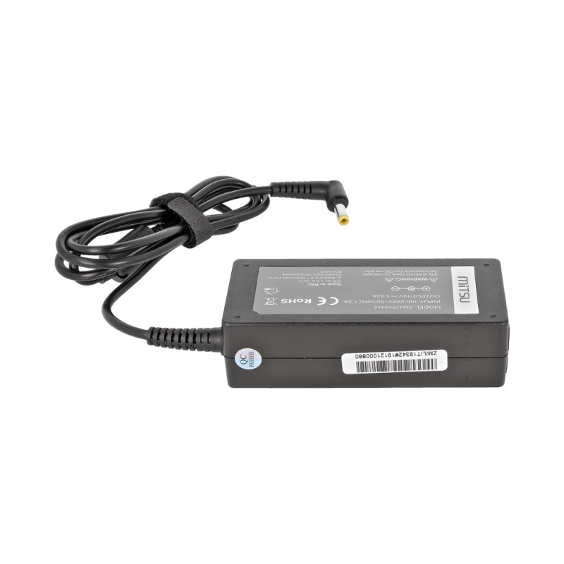 Zasilacz sieciowy Mitsu 19V 3.42A (5.5x2.5) 65W do notebooka… | PartsPC.pl