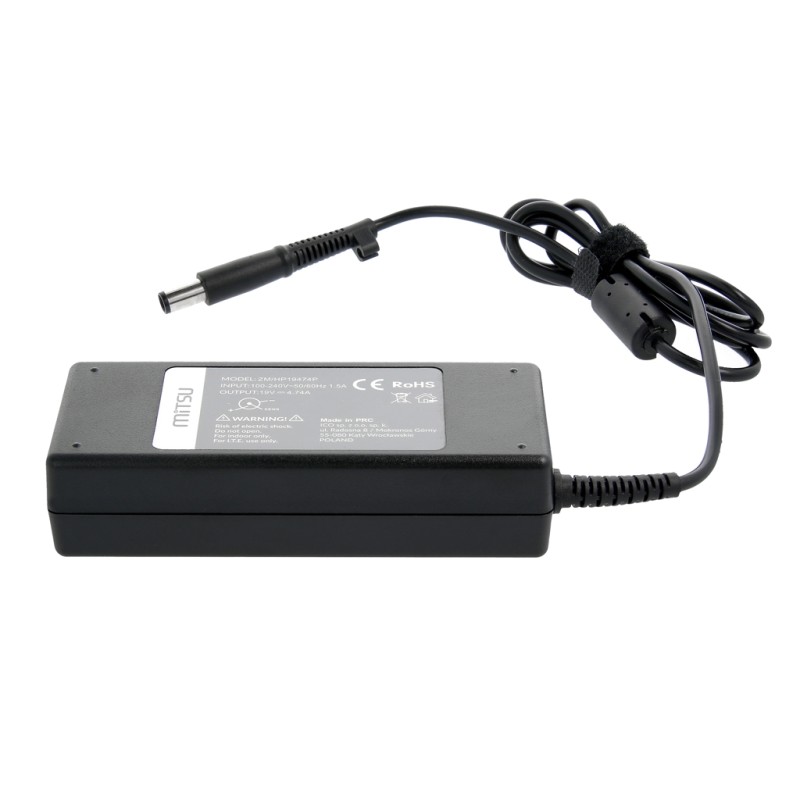 Zasilacz sieciowy Mitsu 19V 4.74A (7.4x5.0 pin) 90W do... | PartsPC.pl